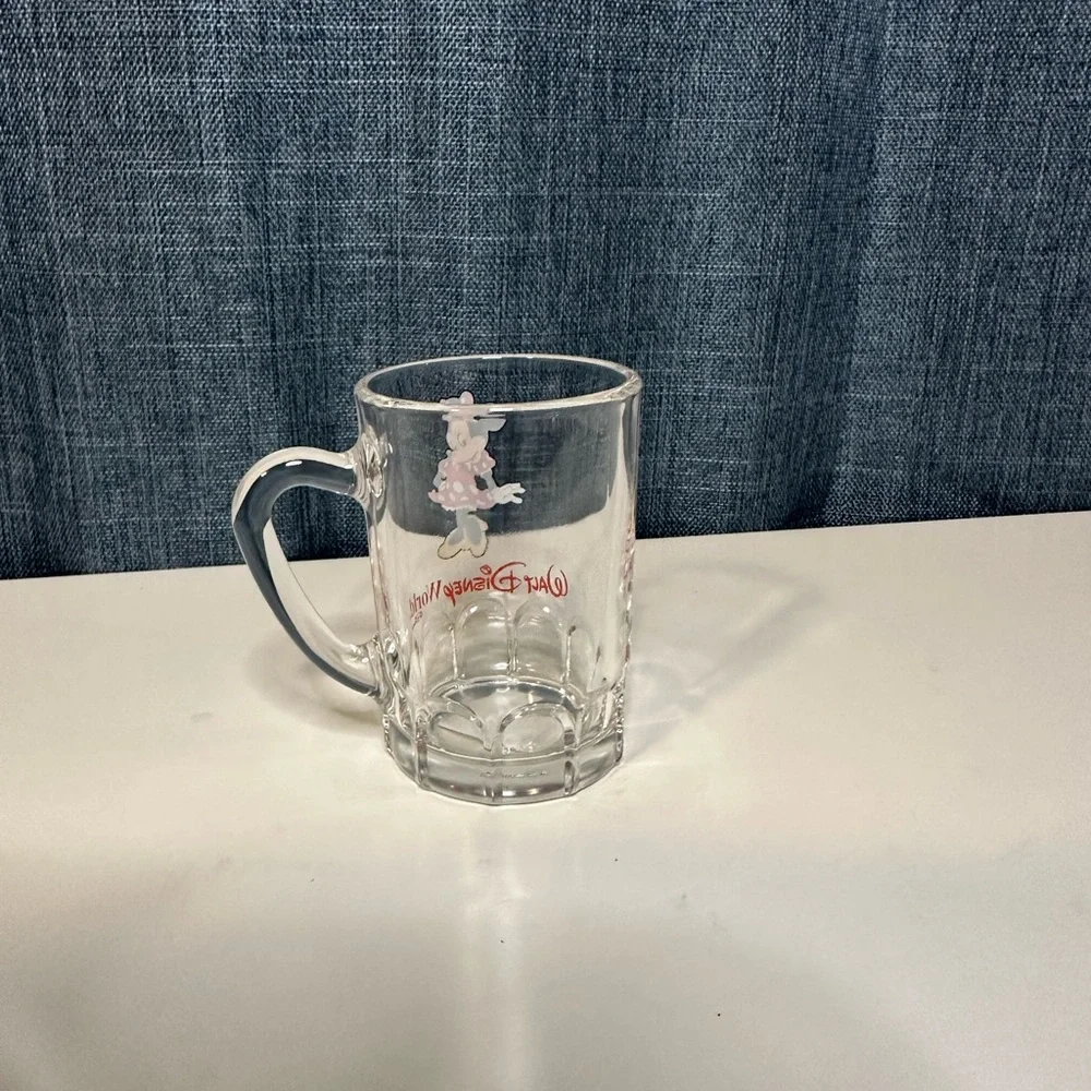 Vintage Disney Shot Glass With Handle, Mug Style “Minnie Mouse”‎
